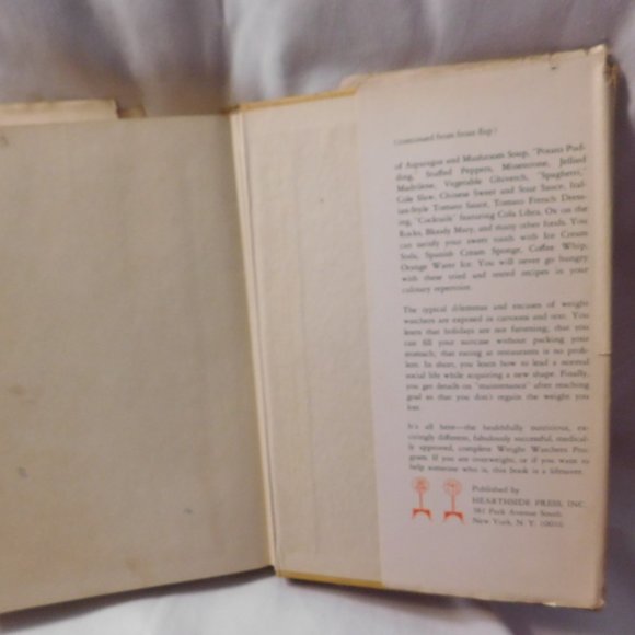 Vintage Weight Watchers Hardcover Cook Book 1966 - Picture 6 of 9